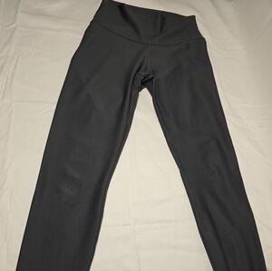 ALO Yoga 7/8 High Waist Airlift Steel Grey Leggings Small Excellent B3 EUC SM S